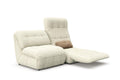 Designer Sofa im Vergleich zwischen Sitz- und Liegeposition