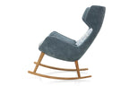 AKARI Designer Sessel mit Schaukelkufen aus Massivholz
