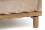 ARCO Designer Relax Sofa Detailansicht von Holzgestell und Holzfuß