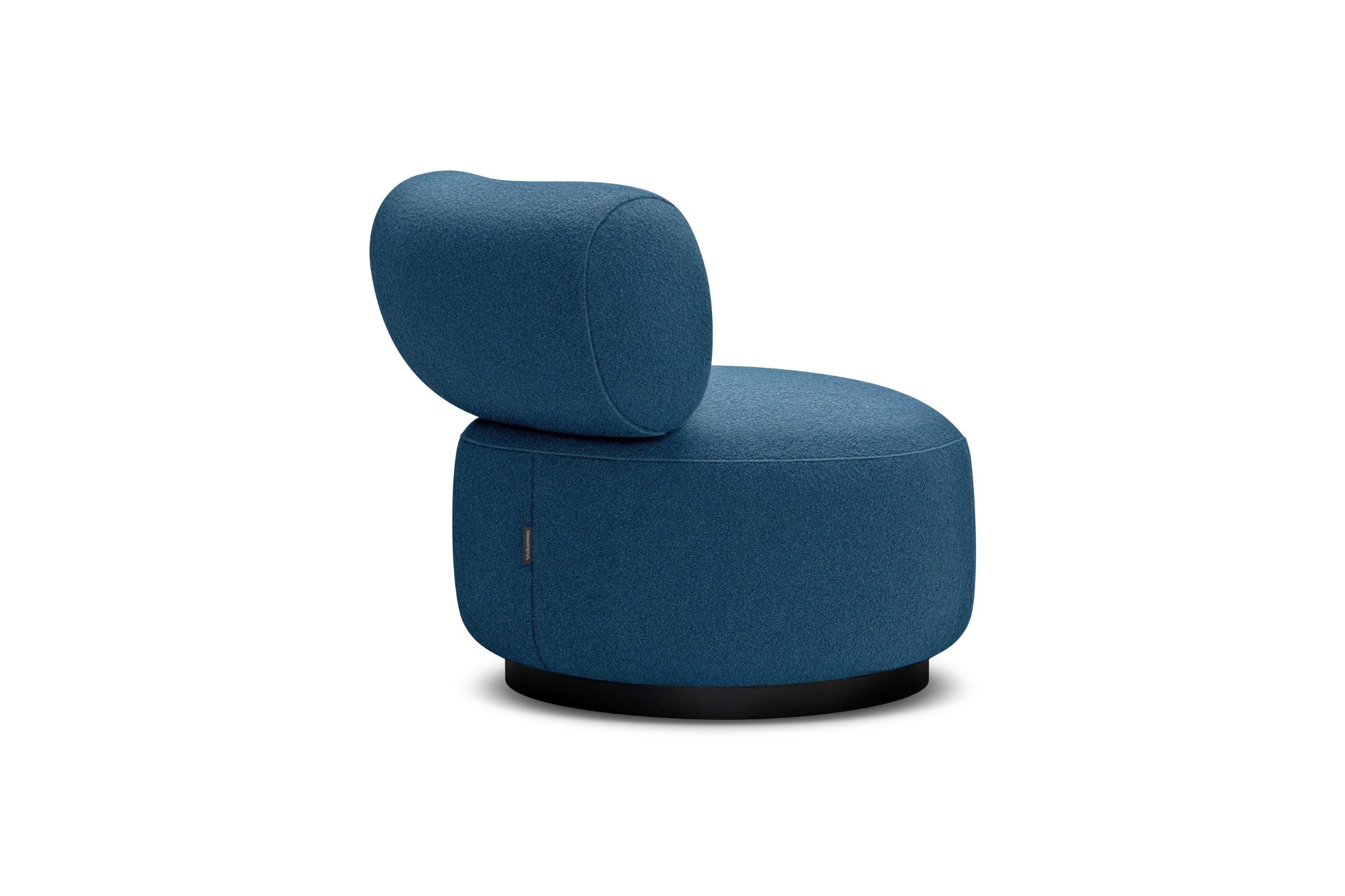 ASPEN Designer Sessel mit gesteppter Rückenlehne in Beige – frontal auf weißem Hintergrund