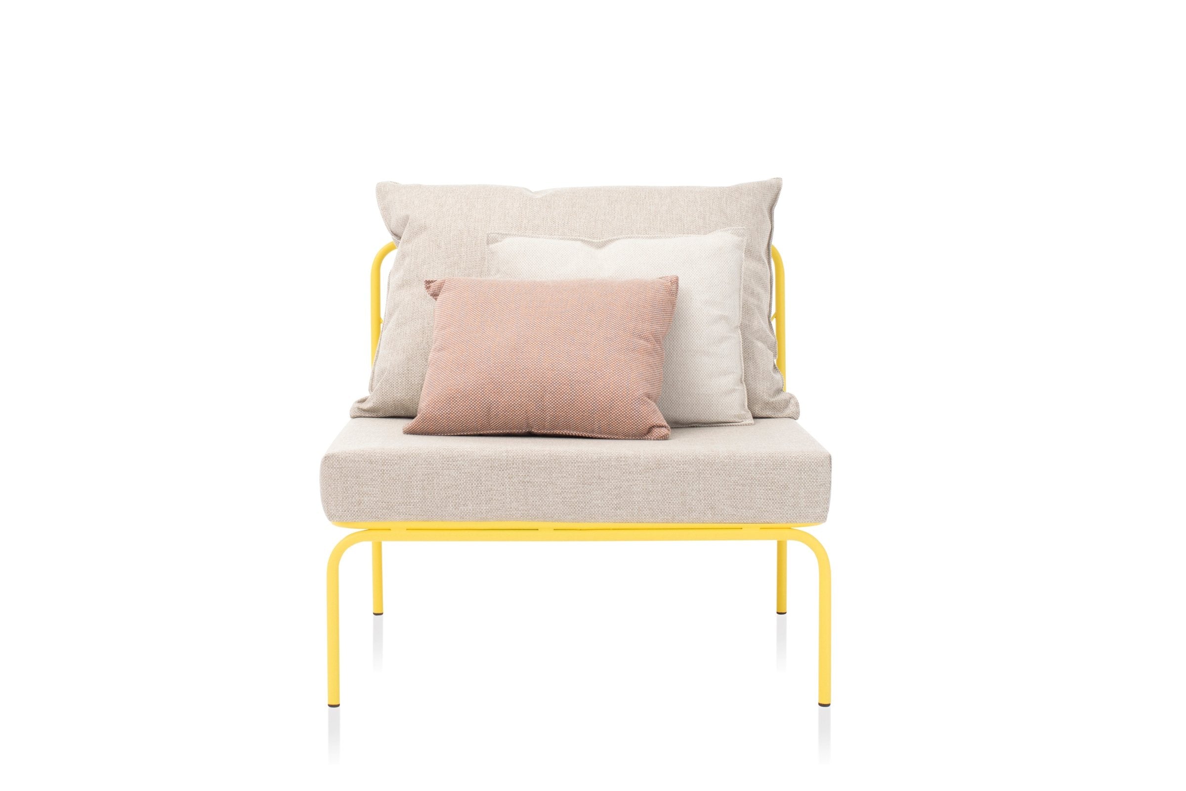 Modulsofa mit zusätzlichen Kissen, Outdoor-Design