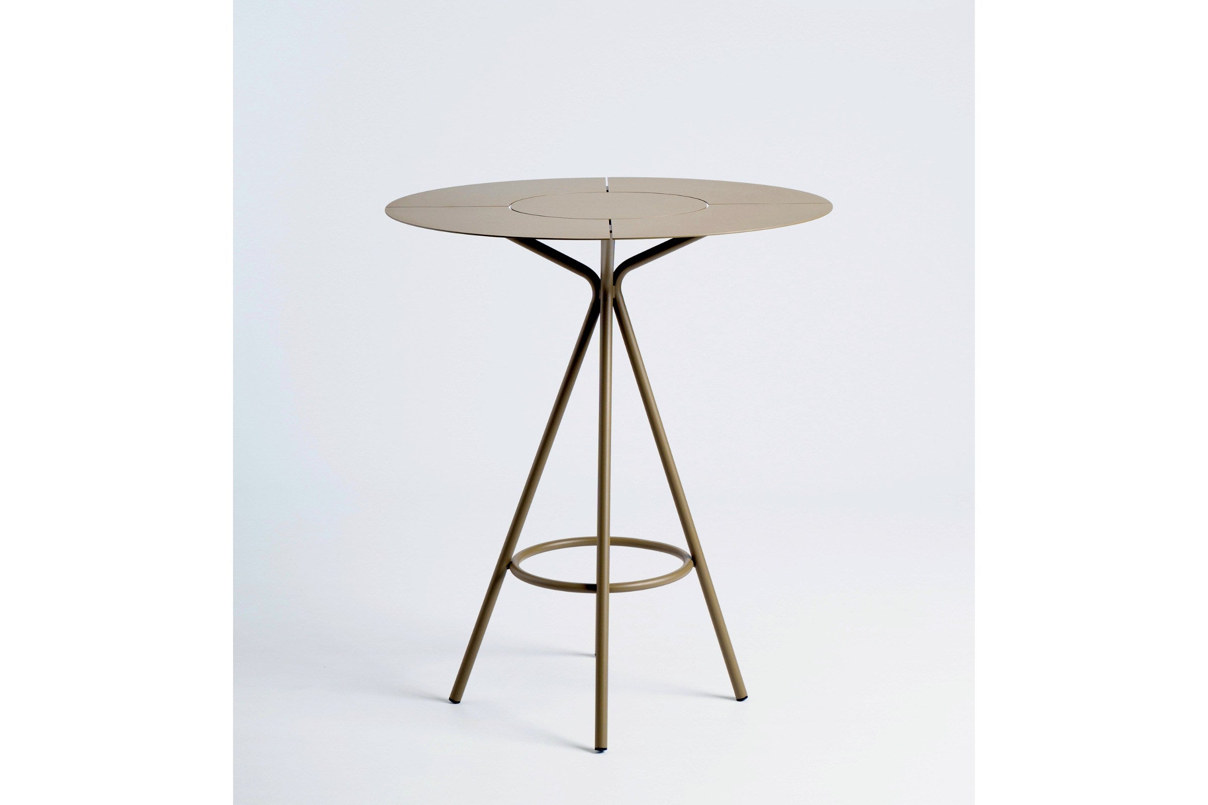 BIANCA Gartenbartisch von C by GARDA minimalistische Seitenansicht