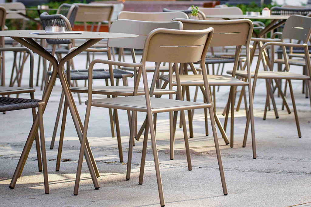 Gartentisch Outdoor Einsatz Café Bestuhlung