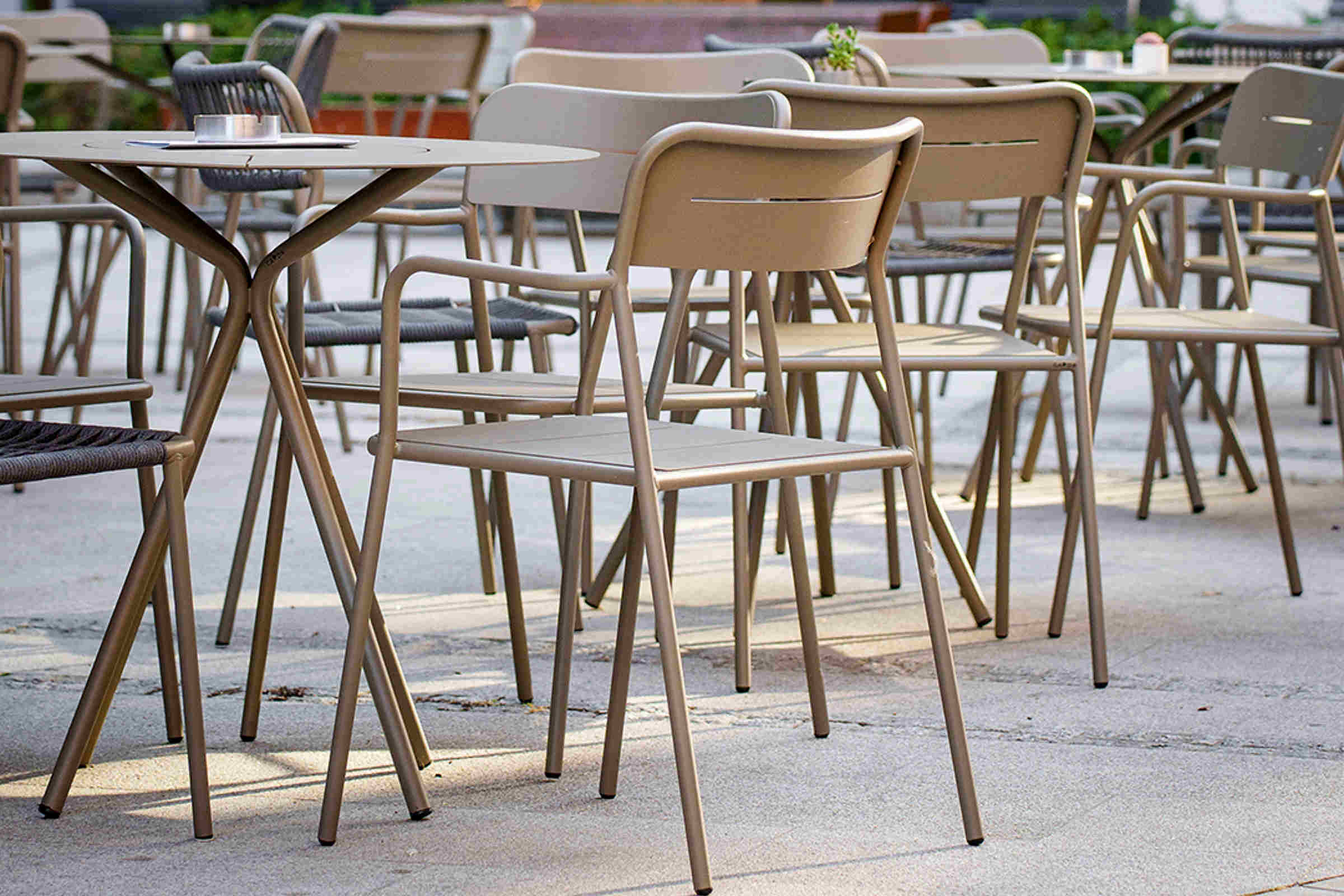 Gartentisch Outdoor Einsatz Café Bestuhlung
