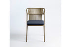 BIANCA+ Outdoor Stuhl Vorderansicht modernes Design
