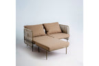 Gartensofa Kombination mit zwei Sitzflächen – Outdoor Möbel
