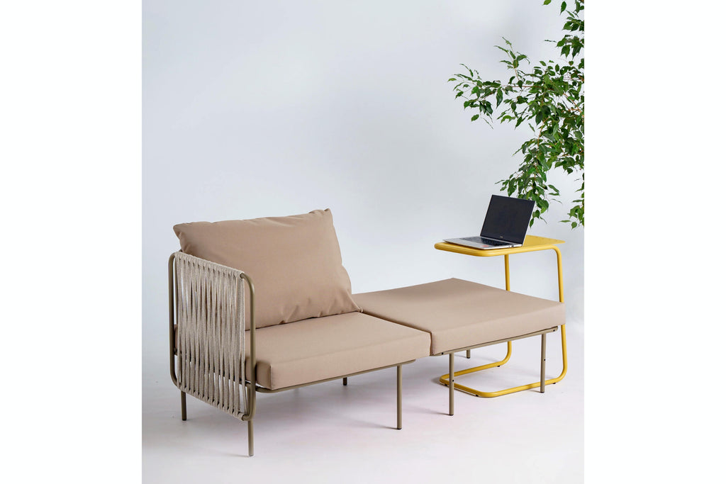 COMBO Gartensofa mit Beistelltisch – stilvolle Outdoor Lounge