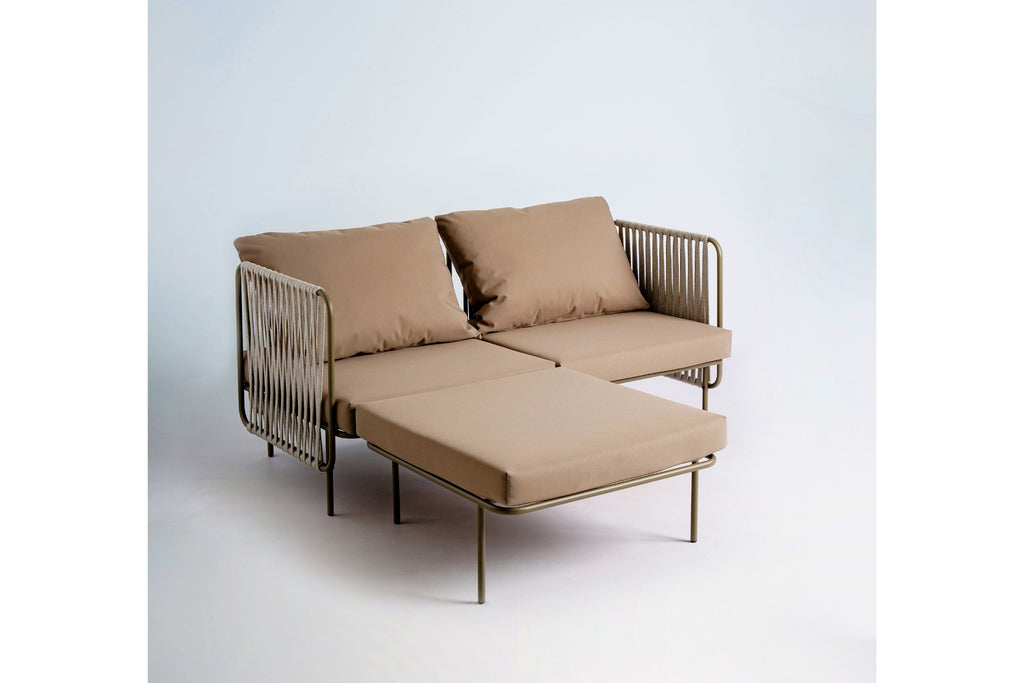 modulare Sofa Kombination mit Eckelement – Outdoor Möbel