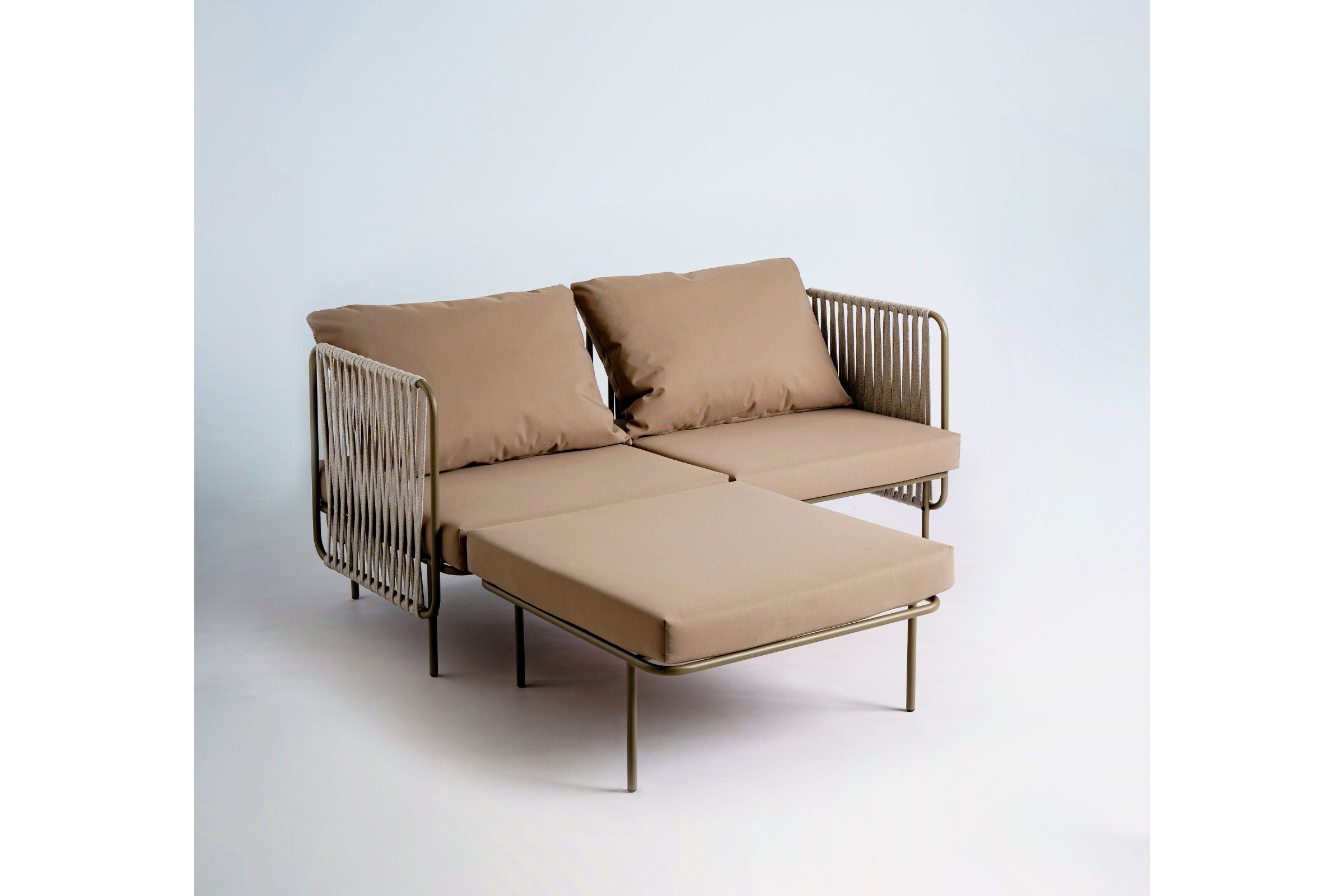 modulare Sofa Kombination mit Eckelement – Outdoor Möbel