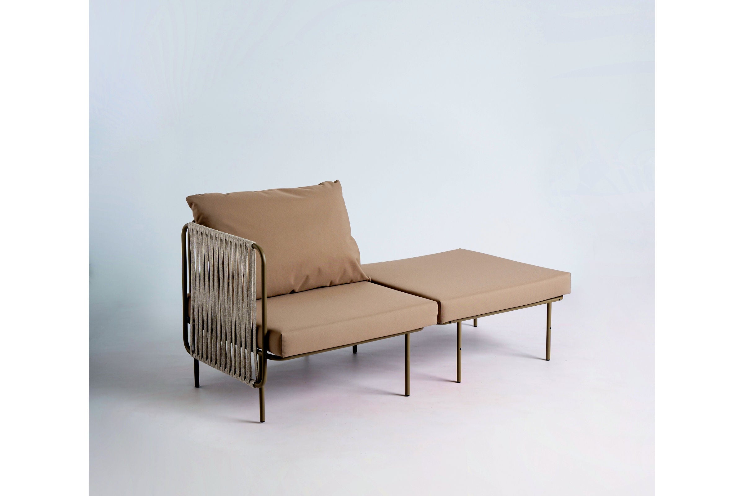 Gartensofa Eckelement Detail – hochwertige Verarbeitung