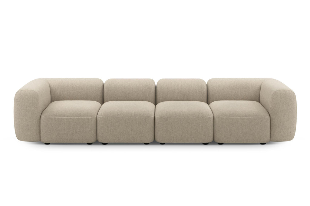 Designer Modular Sofa von Volumen als gerades viersitziges Sofa