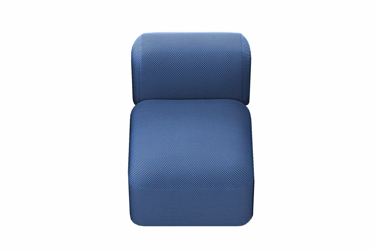 DOLMEN ISLAND Designer Modular Sofa Einzelelement ohne Armlehnen in Frontansicht