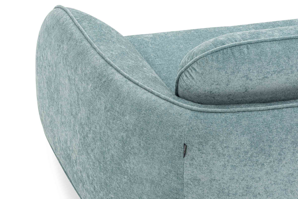 Sofa Detailansicht von Armlehne und Polsterung