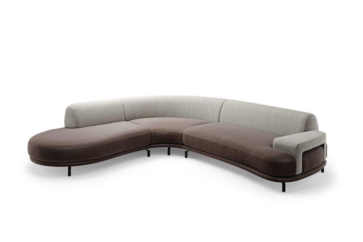 ECLIPSE Designer Sofa von EXTRAFORM als Wohnlandschaft mit organischer Form