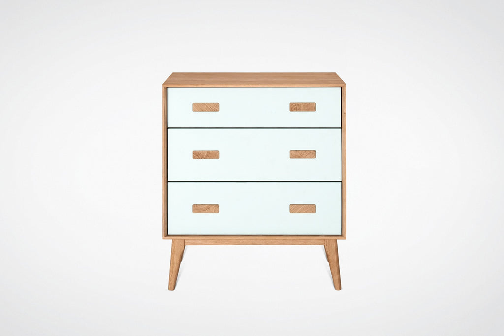 EILERT Massivholz Highboard mit MDF-Fronten, Vorderansicht