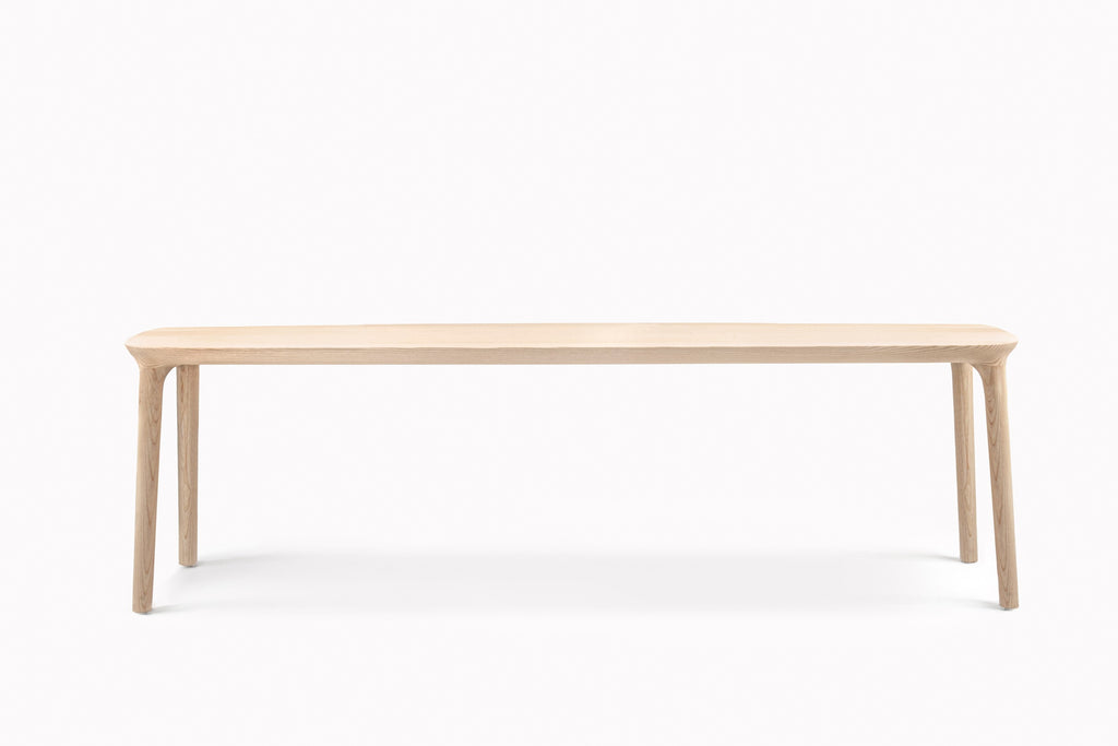 ELLE Designer Sitzbank von GoEs aus Massivholz – Frontansicht