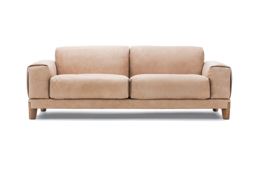 FJORD Designer 3-Sitzer-Sofa von EXTRAFORM mit Daunenfüllung – Vorderansicht