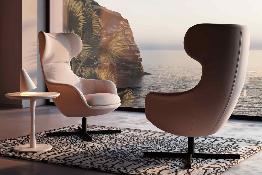 GABY Designer Sessel als Hochlehner im modernen Wohnraum