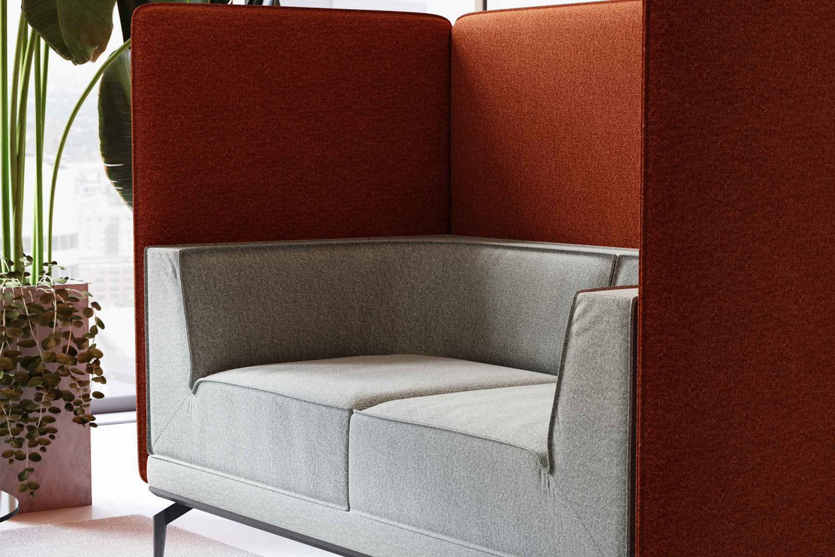 INFINITY ACOUSTIC Designer 2-Sitzer Sofa von EXTRAFORM mit hohen Seitenwänden