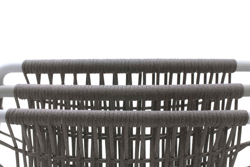 Detailaufnahme der Seilbespannung des Stuhls