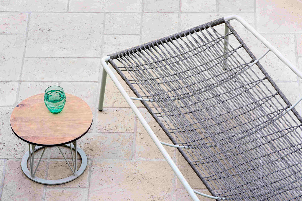 Detailansicht der Sonnenliege