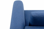 KUBIK Designer Sofa Detailansicht von Armlehne und Rückenkissen