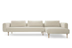 KUBIK Designer Modular Sofa von Volumen mit Chaiselongue rechts