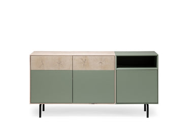 LOTTE Massivholz Sideboard von Whiteoak, geschlossen, Gesamtansicht