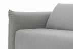LUNA Designer Schlafsofa Detailansicht von Armlehne, Sitzfläche und Rückenpolster