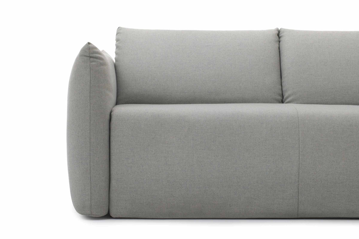 LUNA Designer 2-Sitzer Schlafsofa von EXTRAFORM mit gepolsterter Armlehne