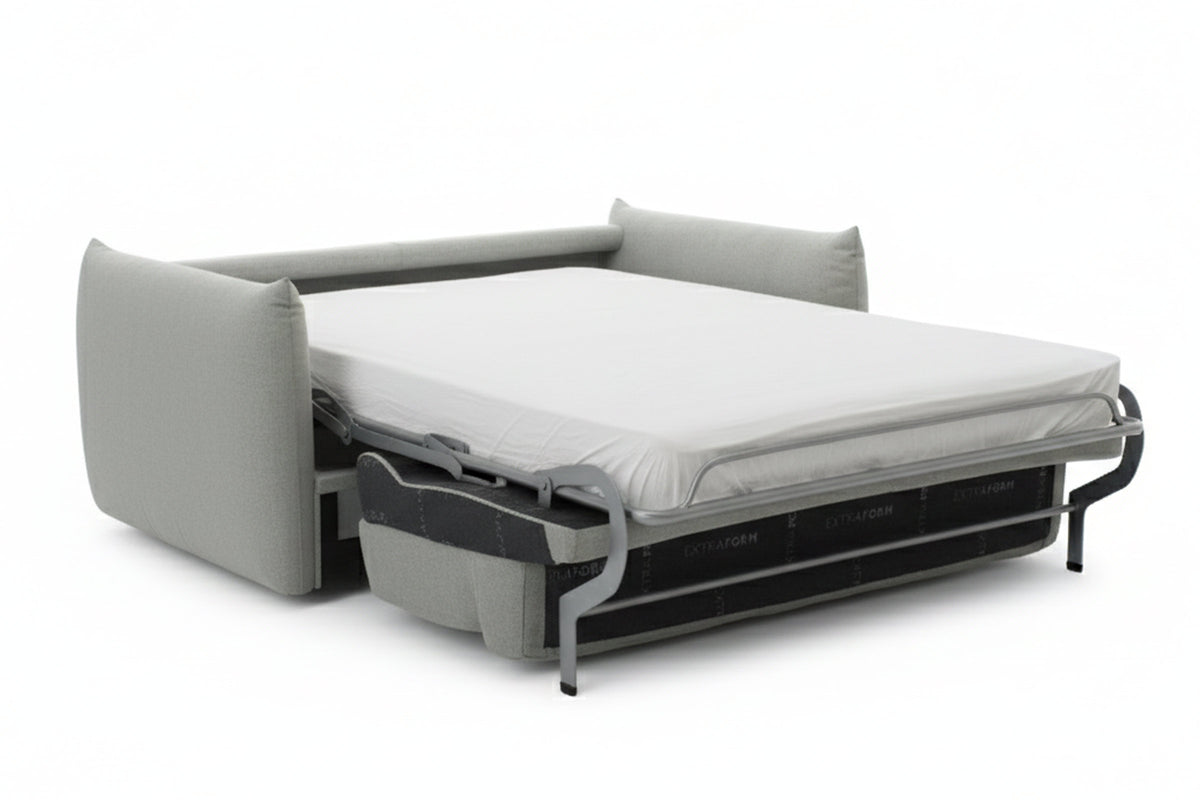 LUNA Designer 2-Sitzer Schlafsofa mit vollständig ausgeklappter Bettfunktion