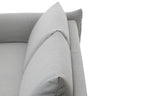 LUNA Designer Schlafsofa Detailansicht von Armlehne und Rückenpolster