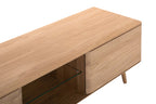 MALIN Lowboard aus Massivholz mit Holzbeinen und Nische - SOLIDMADE | Design Furniture
