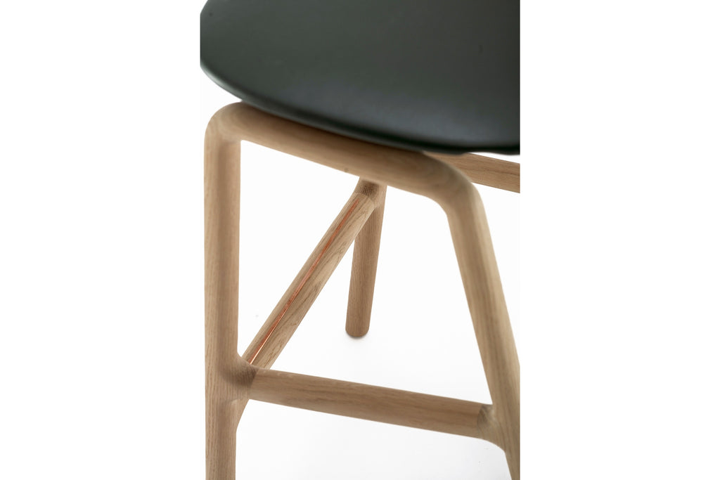 Detailansicht von Sitzschale und Gestell
