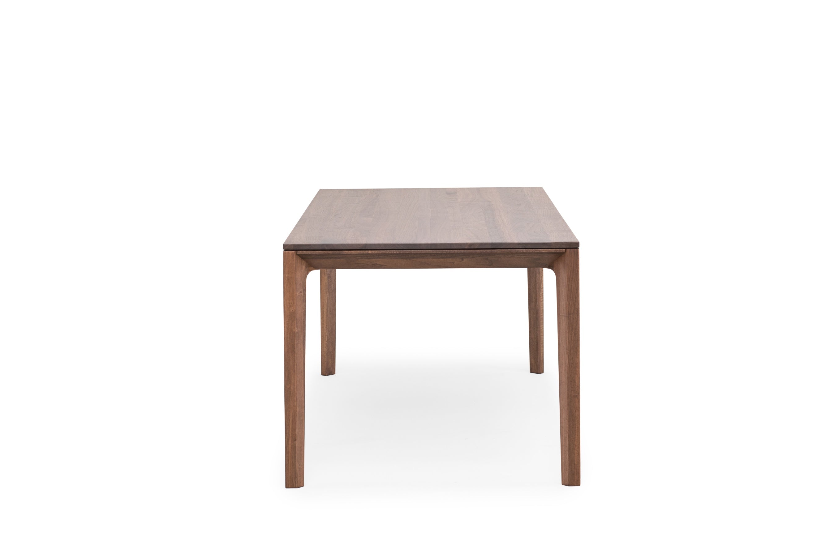 RABA Designer Esstisch aus Nussbaum mit Seitenansicht