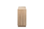 Seitenansicht des Sideboards von Whiteoak aus Massivholz