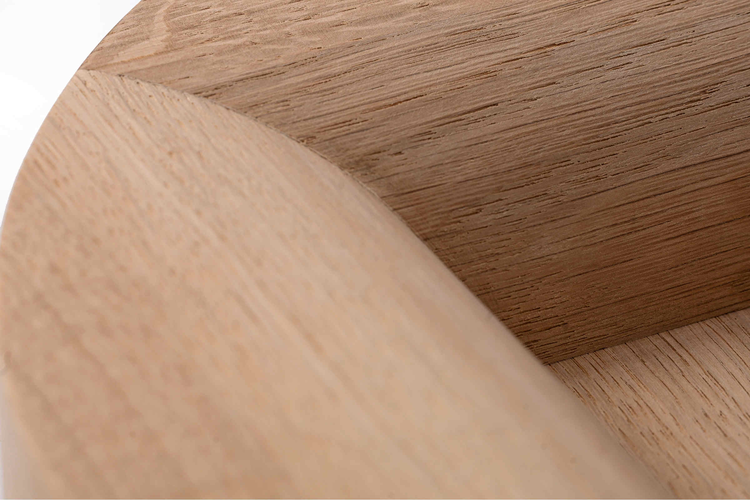 Nahaufnahme der Kante und Maserung