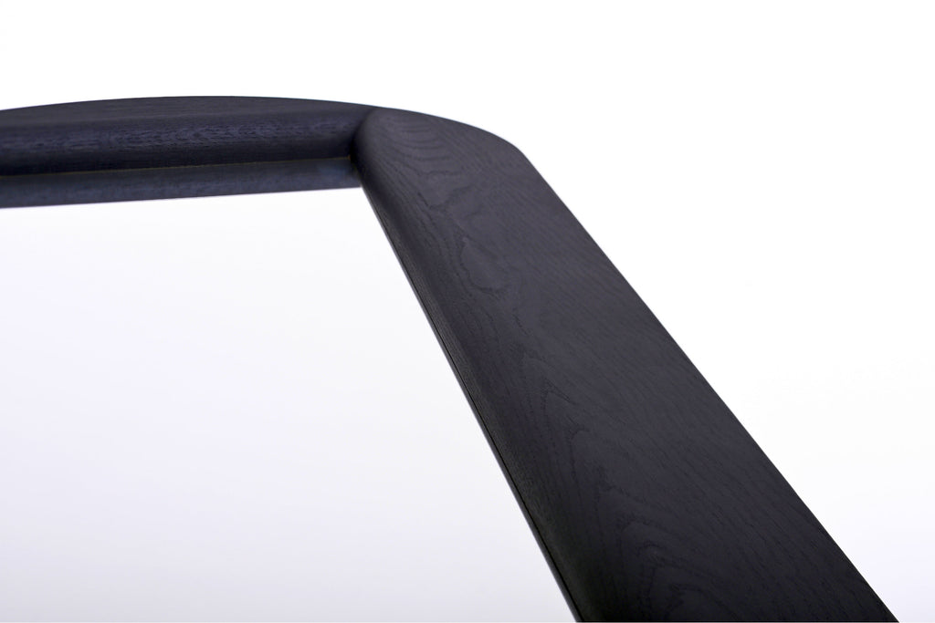 Holzstruktur Nahaufnahme des Spiegels