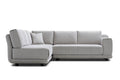 Designer Ecksofa von EXTRAFORM mit Eckelement links in Frontansicht