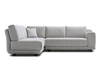 Designer Ecksofa von EXTRAFORM mit Eckelement links in Frontansicht