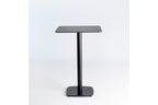 TAOR Gartenbartisch schwarz – Outdoor Bartisch mit HPL Tischplatte