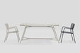 TOTEM Designer Gartentisch L200 von GARDA – moderne Metallkonstruktion