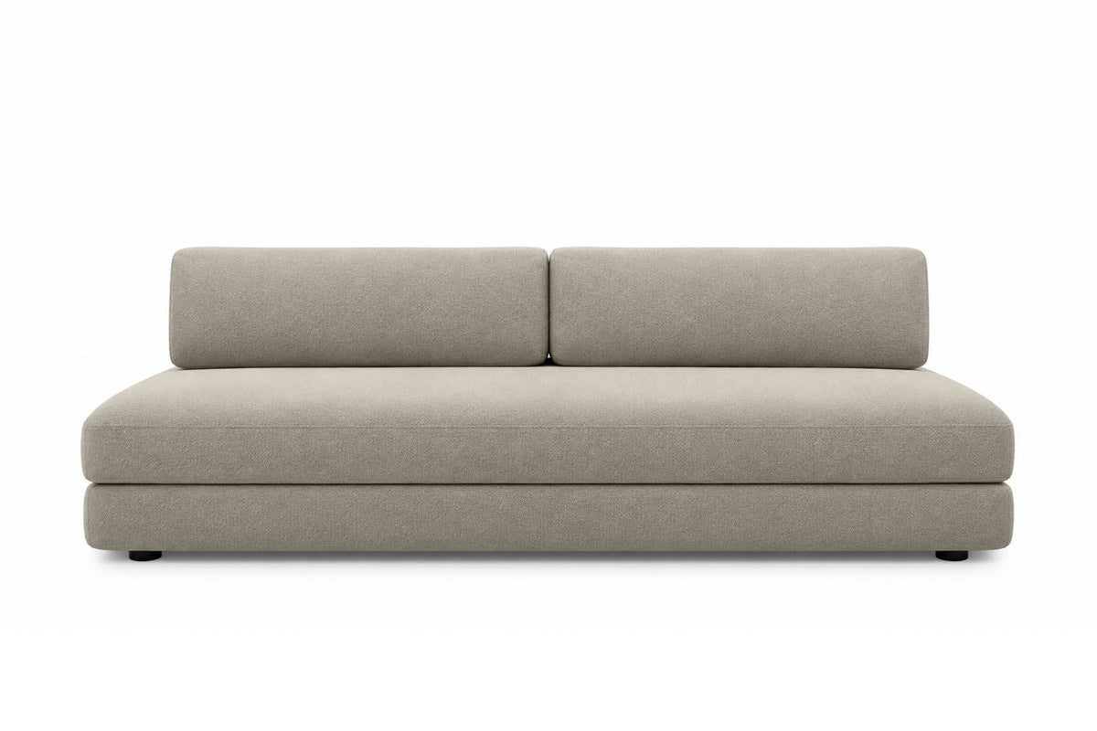 TRIBECA Designer Modular Sofa von Volumen als breites Sofa mit zwei Rückenpolstern ohne Armlehnen