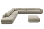 Modular Sofa von Volumen als großzügiges Ecksofa mit Chaiselongue links