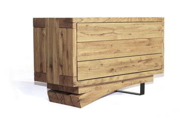 TYKO Massivholz Sideboard von Whiteoak – Seitenansicht und modernes Design aus Eiche