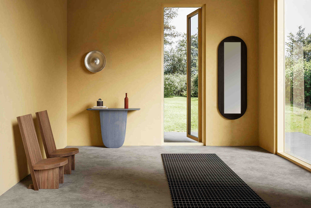 Designer Spiegel in einem modernen Ambiente