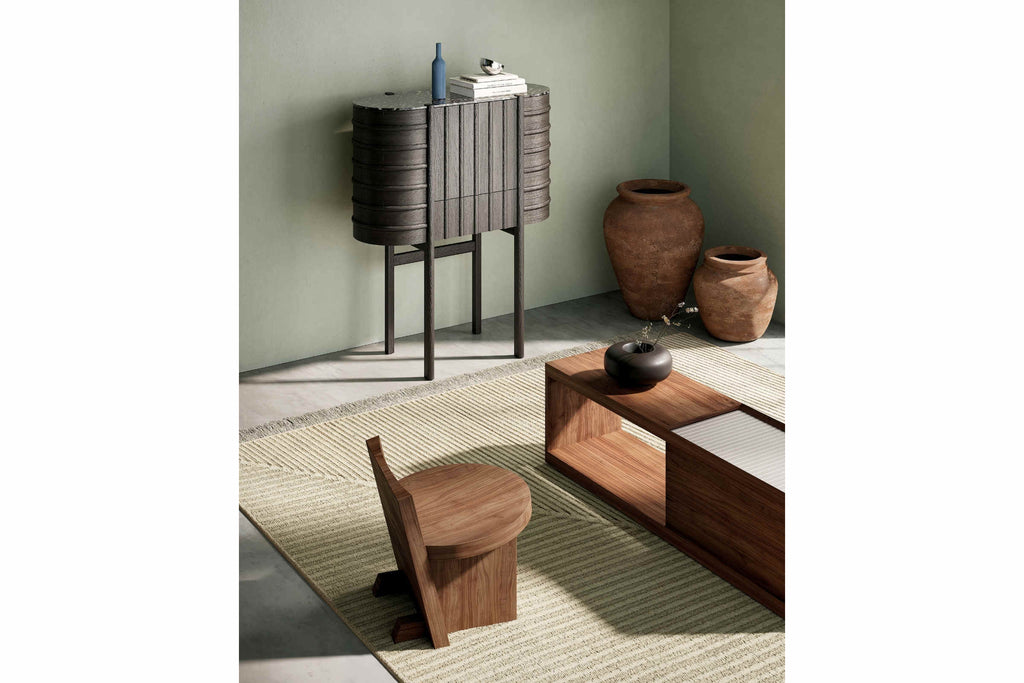 Designer-Schrank in modernem Ambiente