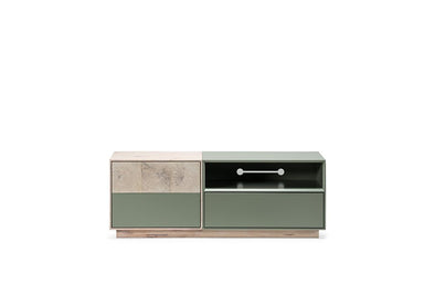 LOTTE Massivholz TV Lowboard mit 2 Sektionen - SOLIDMADE | Design Furniture